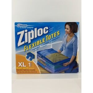 Ziploc XL Flexible‎ Tote Storage 10 Gallon Extra Large Heavy Duty Zipper NOS